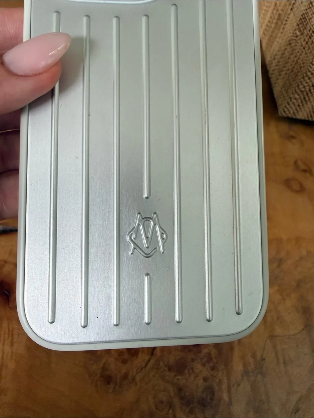 NEW RIMOWA iPhone 16 Pro Aluminium Case - Silver (Pristine, No Box)